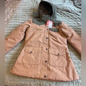 Womens Brown and Green Jacket